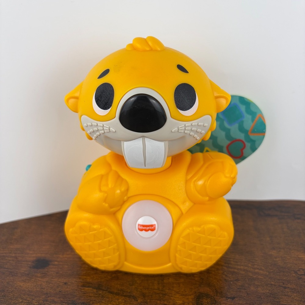 Fisher Price Linkimals Boppin Beaver Musical Toy GTJ74 Interactive Baby Toy